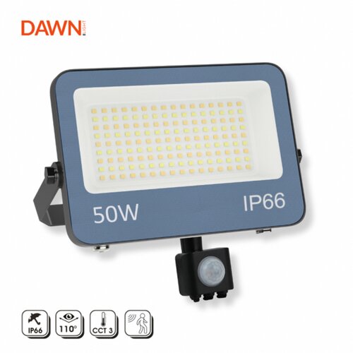 Dawn LED REFLEKTOR SENZOR GN-FL913S-50W CCT 5000lm 110° IP66 Cene
