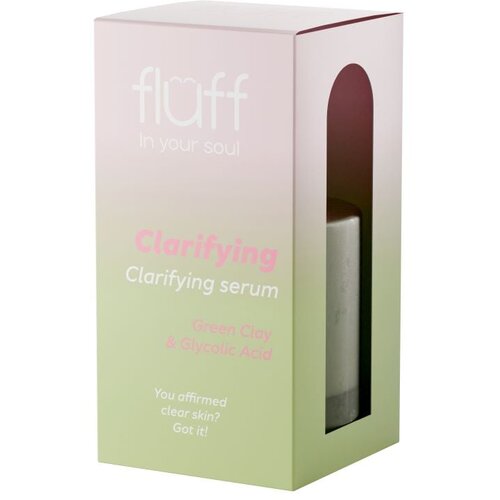 Fluff serum za lice sa zelenom glinom i glikolnom kiselinom 30ml Slike