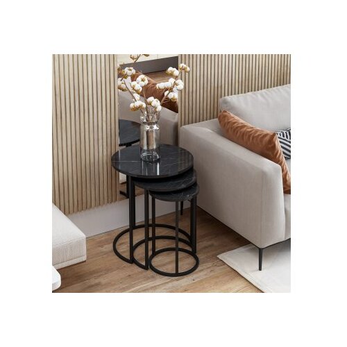 Hanah home set stolova gloria black Slike