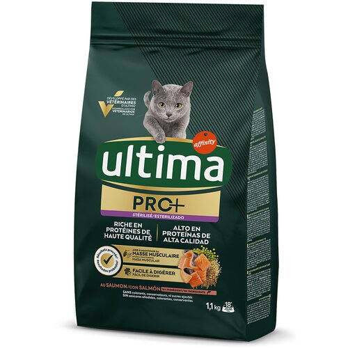 Affinity Ultima Ultima Cat PRO+ Sterilized losos - 1,1 kg Slike