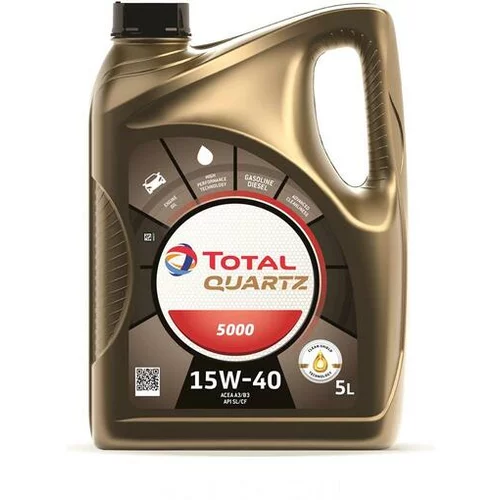 Total motorno olje Quartz 5000 15W40, 5L 213677