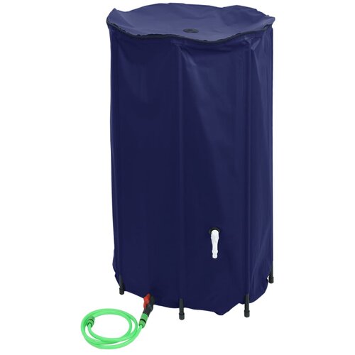  Spremnik za vodu sa slavinom sklopivi 100 L PVC Plava Slike