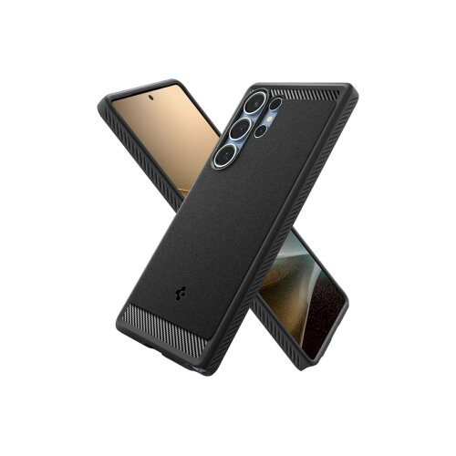 Spigen Rugged Armor MagSafe maska za Samsung Galaxy S25 Ultra ACS08951 - mat crna Slike