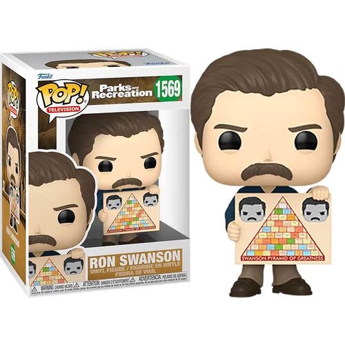 Funko figura pop! tv: parks & recreation 15th - ron swanson Cene