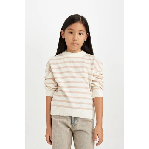  Girls Regular Fit Crew Neck Sweater