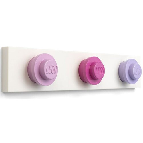 Lego WALL HANGER RACK PINK - DARKPINK - LILAC STENSKI OBEŠALNIK Cene