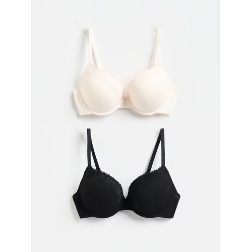 Reserved Komplet od 2 push-up grudnjaka - crno Cijene
