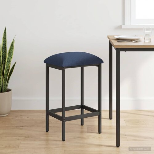  stolica Plava 40 x 32 x 64 cm Konstruirano drvo Cijene