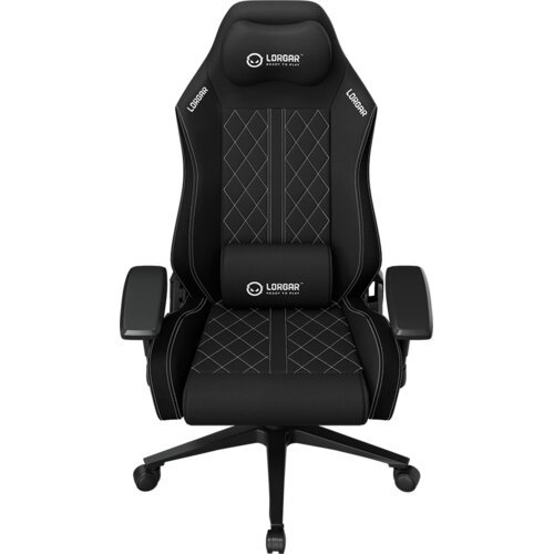 Lorgar CHA41 Fabric Gaming Chair Advanced Black/White Slike
