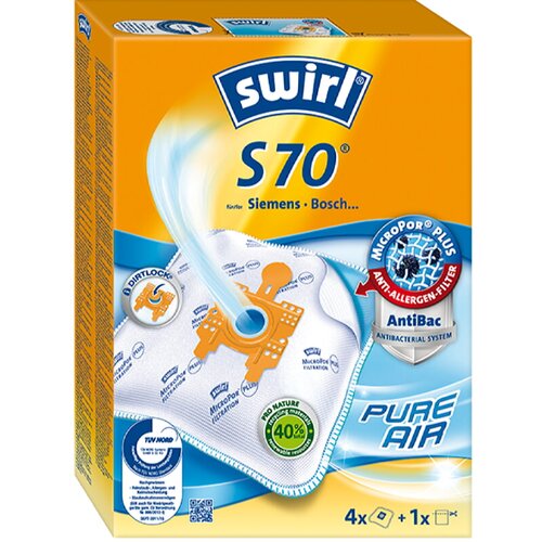 SWIRL vrečke za sesalec airspace s 70 (5 kos) Slike