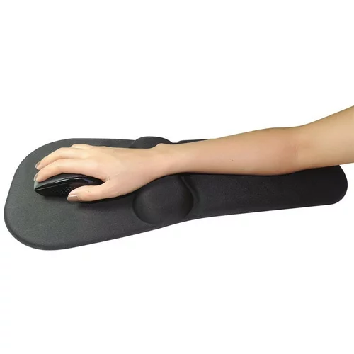 Sandberg podloga za miško in opora Gel Mousepad Wrist + Arm Rest, črna