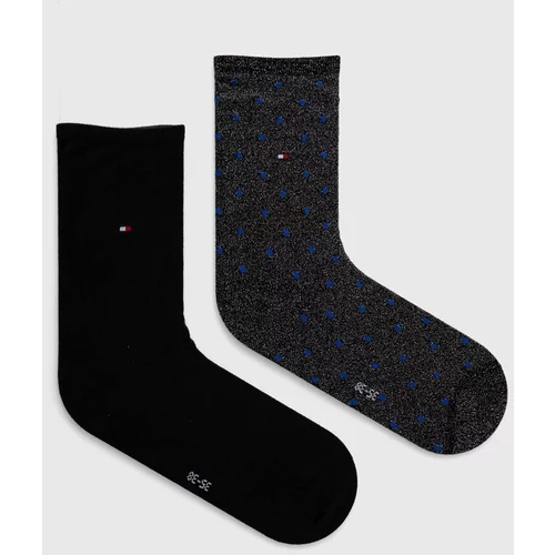 Tommy Hilfiger Čarape 2-pack za žene, boja: crna
