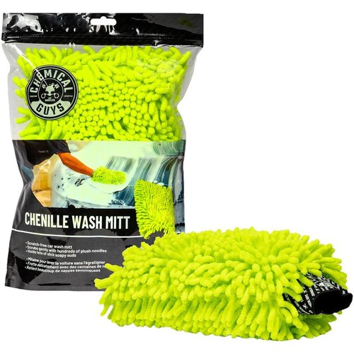 Chemical Guys mikrofiber rukavica za pranje automobila zelena Cene