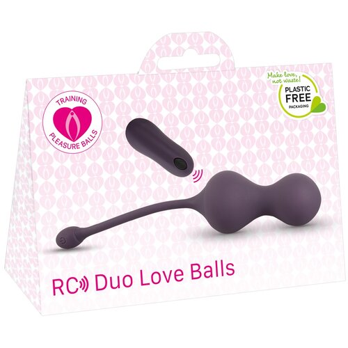 Training Pleasure Balls RC Duo Love Balls Purple Slike