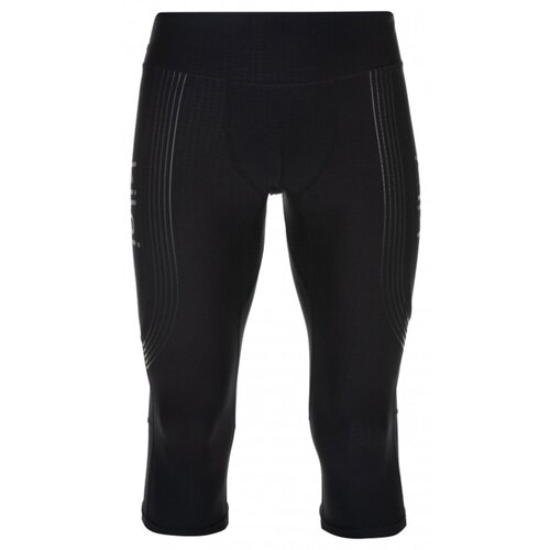 Kilpi Men&amp;#039;s running 3/4 leggings TERRY-M BLACK Slike