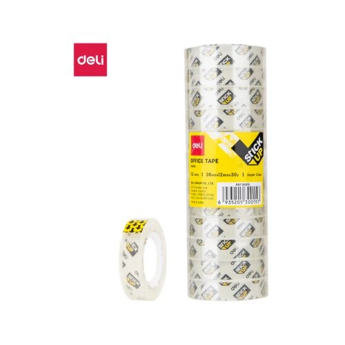  SELOTEJP DELI 12mm*30y*38&micro;m SET 1/12 E30015 Cene