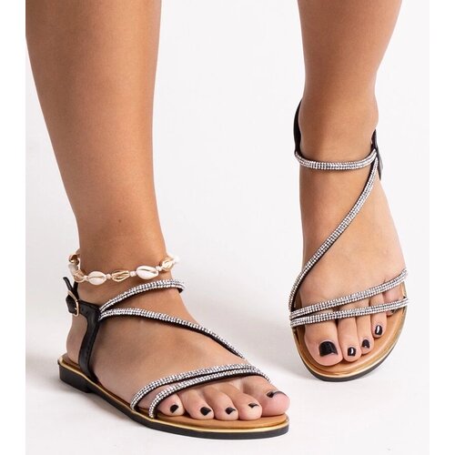 D/CEO Black sandals on a block heel Millo Cene