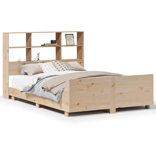 VidaXL Okvir kreveta bez madraca 120 x 190 cm od masivne borovine Slike