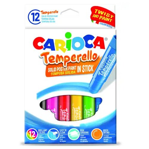 Carioca Carioca: Tempere u obliku palice 6 boja Slike