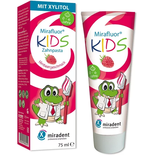  Miradent Mirafluor Kids, otroška zobna pasta