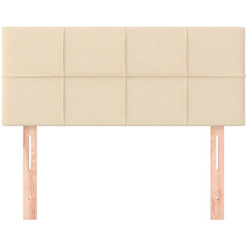  Uzglavlje krem 90x5x78/88 cm od tkanine Slike