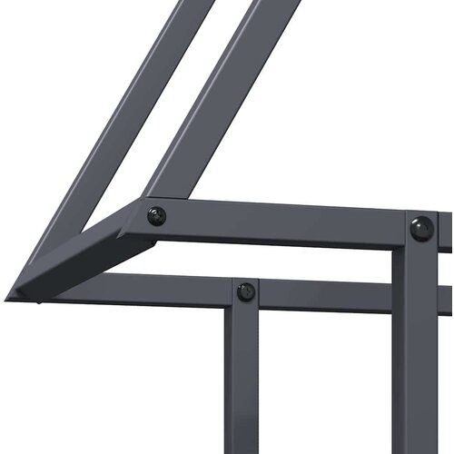  Stalak za drva antracit 50x25x60 cm hladno valjani čelik Slike