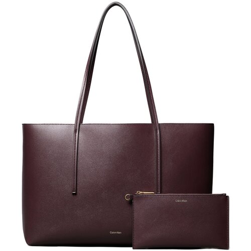 Calvin Klein Shopper torba zlatna / bordo Cijene