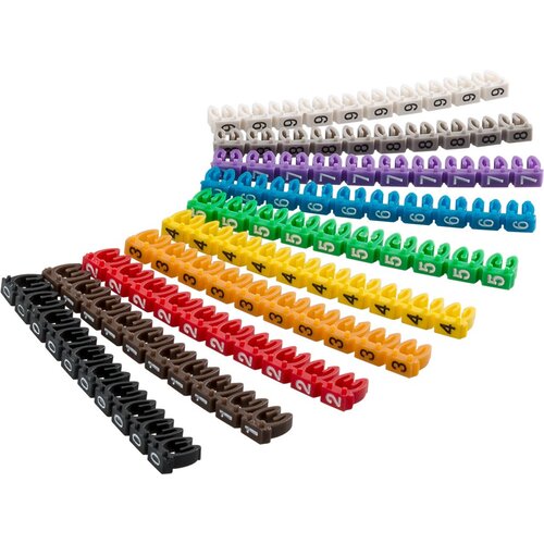 Goobay Spojnice za označavanje kabla sa poprečnim presjekom 2.8 - 4.6 mm SET 100/1 Cijene