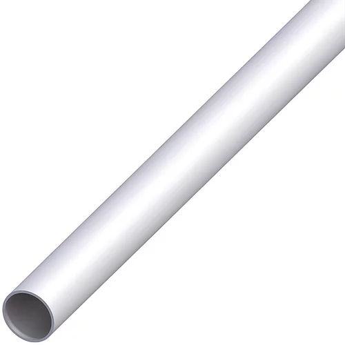 KANTOFLEX okrugla cijev (ø x d: 25 x 1.000 mm, aluminij, srebrne boje, eloksirano)