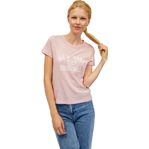GAP V-SS FOREVERSOFT CREW Ženska majica, ružičasta, veličina