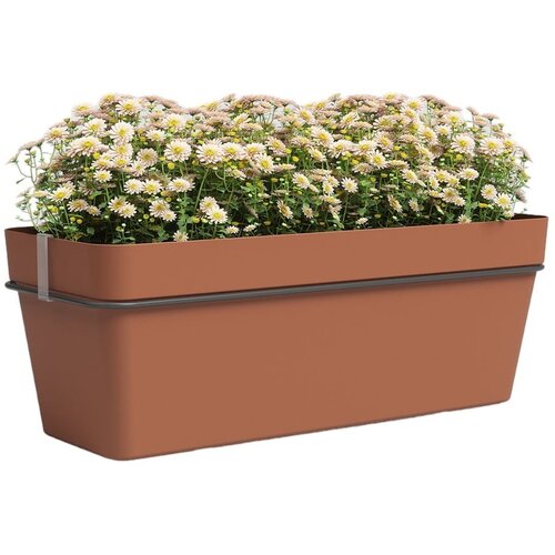  PE KORITO Z VODNO REZERVO CAPRI BALKONSKI SET TERRACOTTA 50X28.5 CM Cene