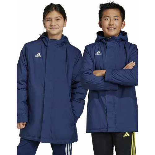 Adidas Otroška jakna mornarsko modra barva