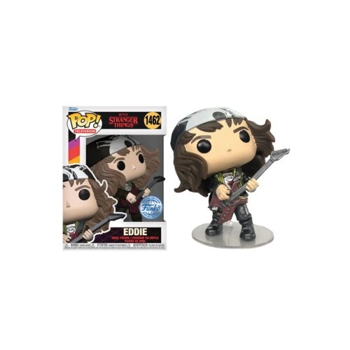 Funko POP Television Stranger Things Hunter Eddie s kitaro Metallic Exclusive 1462, (21324336) Slike