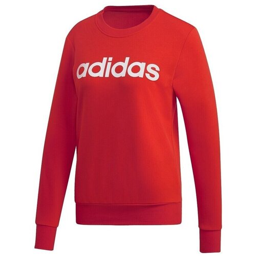 Adidas Puloverji W Essentials Linear Crewneck Rdeča Cene