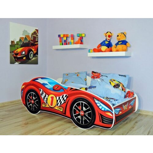Racing Car dečiji krevet 140x70cm (trkački auto) red Cene