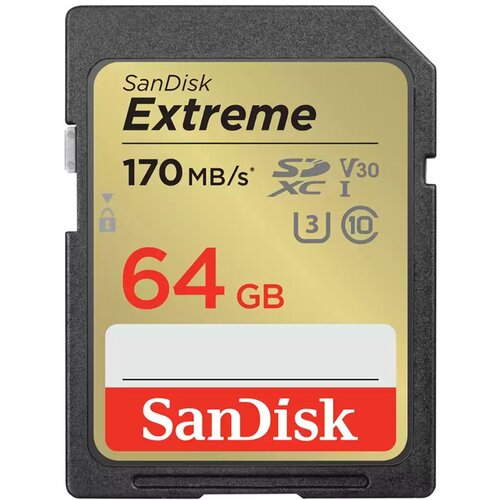 San Disk Extreme 64 GB SDXC UHS-I Class 10 Slike