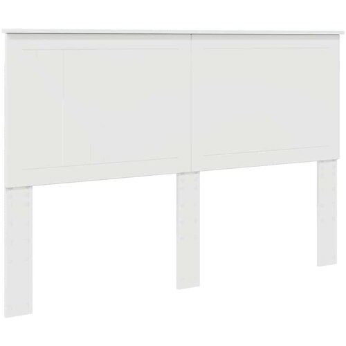  Uzglavlje s uzglavljem Sjajno bijelo 150 cm Konstruirano drvo Slike