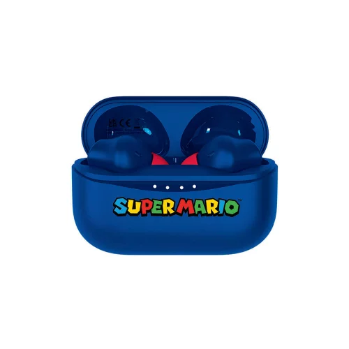  Brezžične slušalke OTL Technologies SM0858 Super Mario TWS s polnilnim etuijem modre, (20869535)