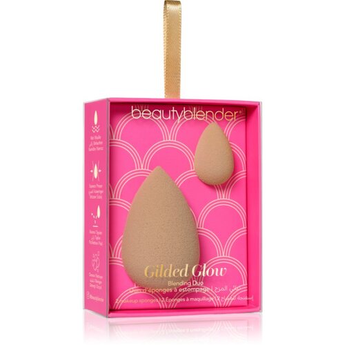 Beautyblender Gilded Glow spužvica za puder u poklon pakiranju Slike
