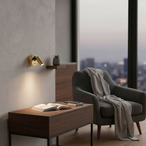 Ideal Lux led zidni spot bean LED/3W/230V cri 90 mesing Slike