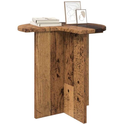  Bocni stol 2 pcs Staro drvo &amp;Oslash; 39 x 38 cm Konstruirano drvo - Staro drvo 2 Slike