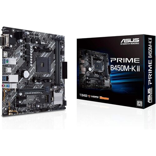 Asus MB PRIME B450M-K II AMD B450;AM4;2xDDR4 VGA,DVI,HDMI;micro ATX Cijene