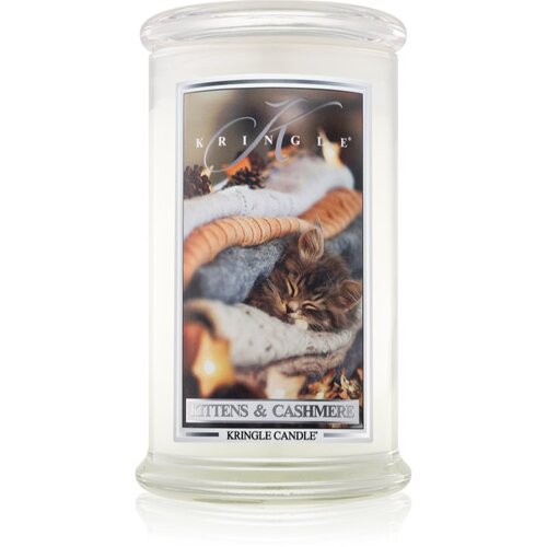 Kringle Candle Kittens &amp;amp; Cashmere di&amp;scaron;eča sveča 624 g Slike