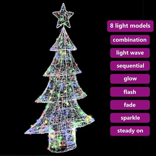 VidaXL Božićno drvce s 160 LED svjetlima &amp;Scaron;areni 150 cm Akril Slike