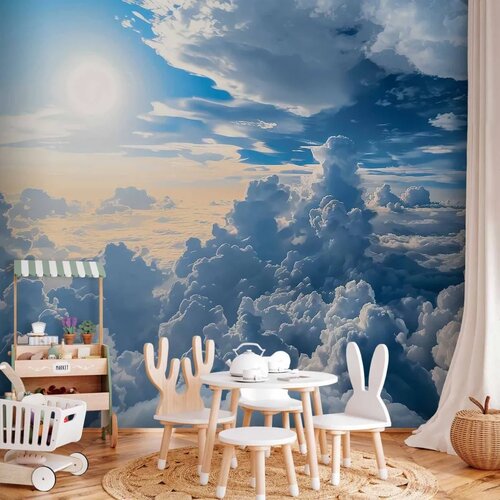  Foto tapeta - Symphony of Light: Sun and Clouds Collaborating on a Beautiful Sky 300x210 Cijene