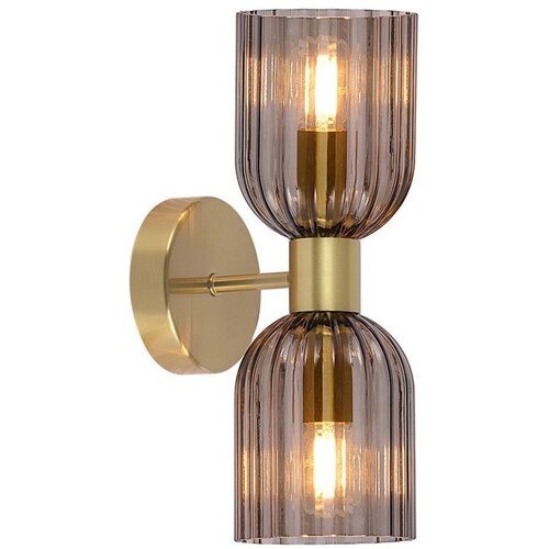  Zidna lampa PIEGA 2xE14/10W/230V mesing/dimljeno crna Cene