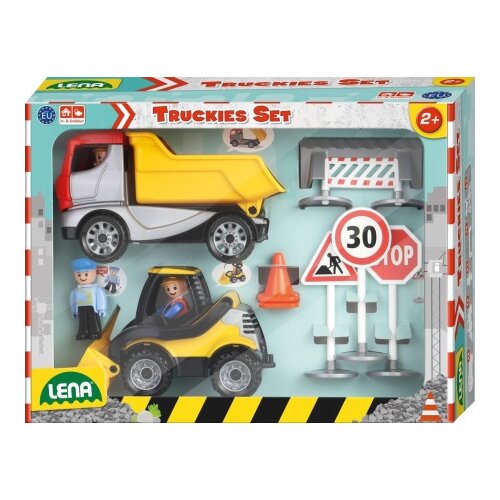  Dečji set kamiona za kreativnu igru i transport tereta ( 921607 ) Slike