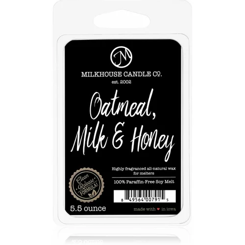 Milkhouse Candle Co. Creamery Oatmeal, Milk & Honey vosak za aroma lampu 155 g