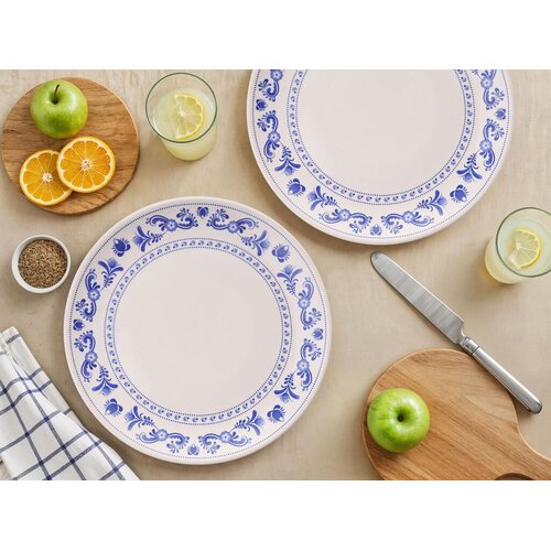 Hermia Set servisnih tanjira, 6 komada, Plavi Cene