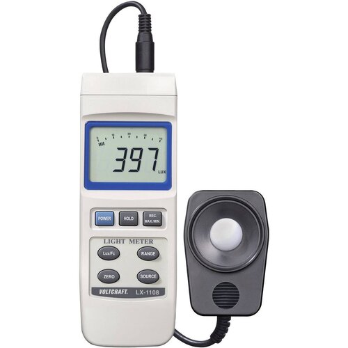 Voltcraft LX-1108 luksmeter\,merilnik svetilnosti\, merilnik osvetlitve 0 - 400000 lx, (20634319) Slike